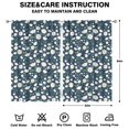 thumbnail image 2 of Stylish Floral Blackout Curtains for Living Room, 2 Panels with Rod Pocket, 52x84 Inch, Light Blocking Polyester Drapes, 2 of 2