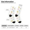 thumbnail image 2 of Fuzoiu Little Elephant Print Athletic Crew Socks for Men & Women,Casual Crew Socks,Above Ankle Crew Socks for Business, Casual, 2 of 6