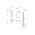 thumbnail image 3 of Nmkwnr Wood Top Side Table with Metal Legs, 2 Tiers End Table Nightstand for Living Room, Bedroom, Gray, 3 of 10