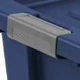thumbnail image 3 of Sterilite 30 Gallon Carrying Handles Plastic Storage Box, Stadium Blue, 2 Count, 3 of 4