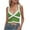 Womens Tank Tops Clearance Green, variant on BSDJILFG Womens Tank Tops Y2K Ribbed Knit Shirt New Trendy 2025 Criss Cross Tees Lace Up Camis Color Blocked Deep V-neck Crop Tops Streetwear
