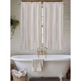 thumbnail image 7 of Bedroom Curtains 63 Inches length, Beige Window Treatment Curtain Drapes, Farmhouse Simple Abstract Striped Wooden Grain Rod Pocket Curtain Panels for Living Room Kitchen, 42"x63", 2 Panels, 7 of 7