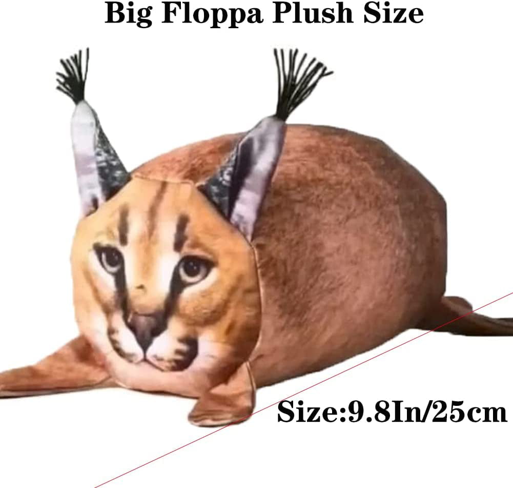 Floppa Plush,  inch Big Floppa Plush ,Big Floppa Plush Cartoon Cat  Plushie,Floppa Toy Plush Stuffing, Big Floppa Cartoon Cat Plush Toy for  Kids and Fans Gift 