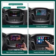 Wireless Carplay Android Auto interface adapter for Ford Fiesra/Focus/Explorer/F-150/Escape/Fiesta/C-Max/Edge/Mustan/Fusion/Expedition/SuperDuty/Taurus/Flex 2011-2016