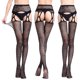 thumbnail image 1 of Lencería sexy para mujer de una pieza tirantes huecos jacquard pantalones leggings pantimedias calcetines de red europeos y americanos 6066 negro talla única Zefei Wu 1327537359357, 1 of 1