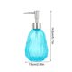 thumbnail image 3 of CaiYueKe Premium Glass Soap Dispenser Refillable, Hand Soap Dispenser for Bathroom Kitchen Sink, Elegant Pump Bottle for Liquid Soap, Shower Gel, Shampoo, Lotion, Dish Soap, Modern Decor, 3 of 7