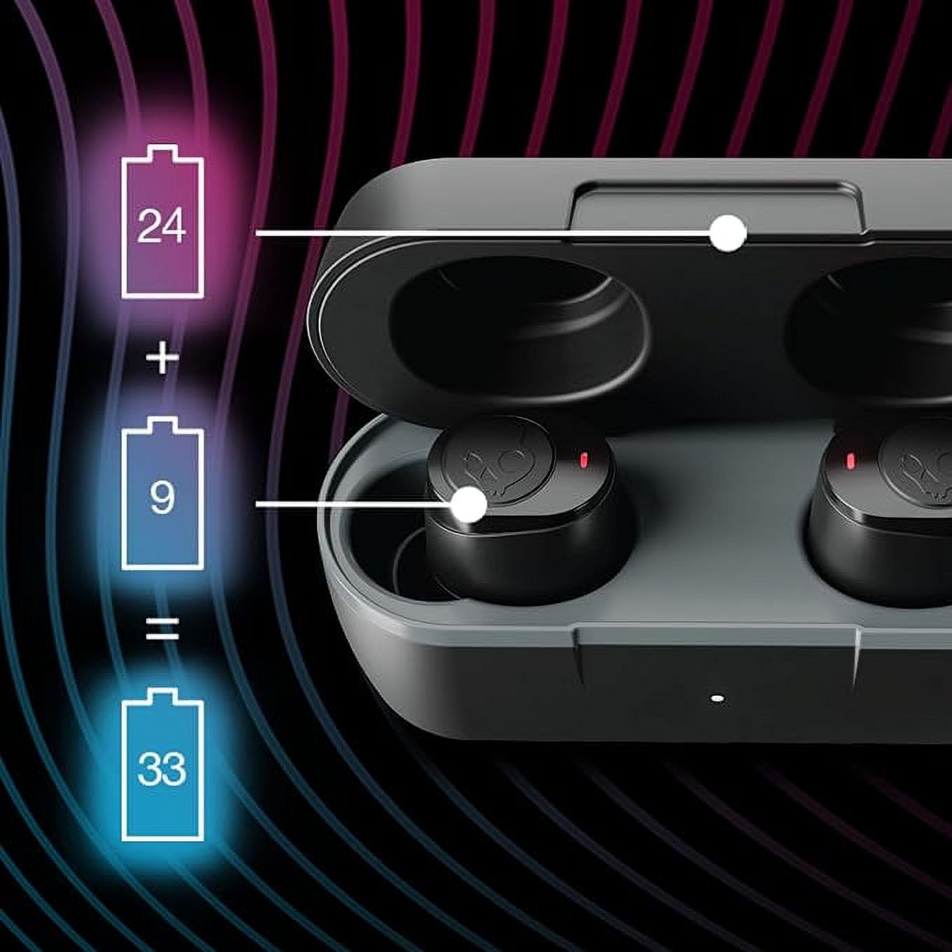 Skullcandy Jib True XT 2 True Wireless Earbuds, Black photo 4