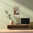thumbnail image 3 of ZHONGYUTONG Cotton Flower Canvas Wall Art Rustic Vintage Cotton Painting Farmhouse Floral Picture Print for Bedroom Decor Framed (12.00" x 18.00"), 3 of 5