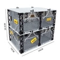 thumbnail image 5 of YIFAEUX 1 Set Double Layers Cage Building Block Toy Educational Closed Prisoner Cage Assembly Model Doomsday Scene Desktop Decoration Toddler Boys Girls Gift, 5 of 6