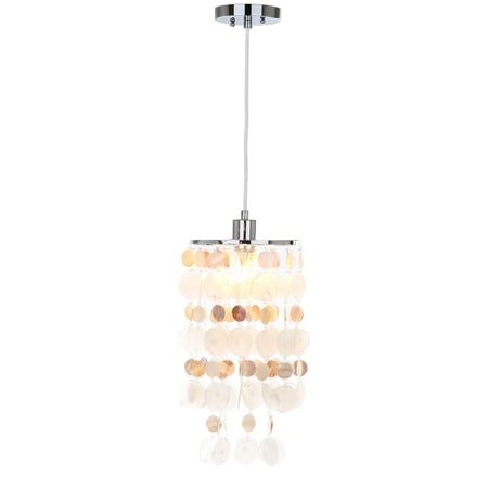 

Safavieh Modern Capiz 1 Light 9 in. Dia. Pendant Natural Cream