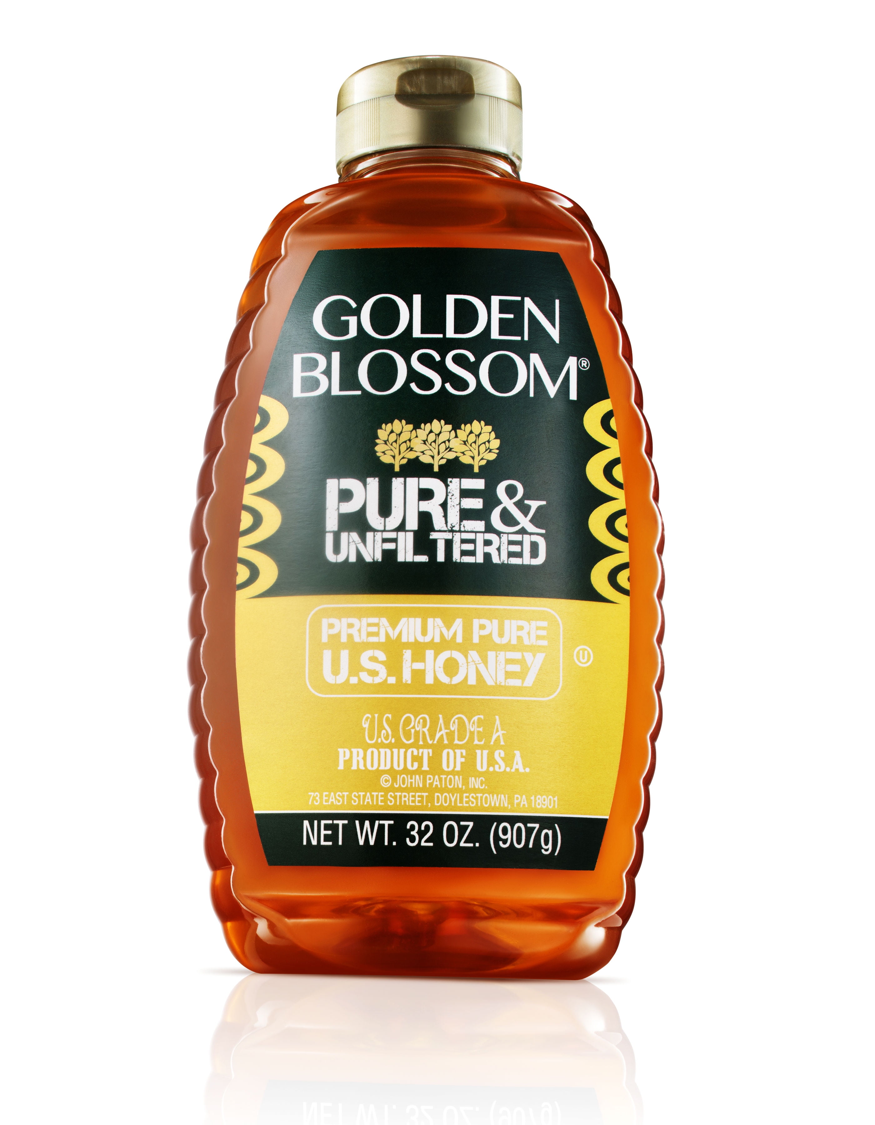 Golden Blossom Pure & Unfiltered U.S. Honey, 32 Oz