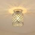 thumbnail image 5 of Modern Mini Style Decor Crystal Recessed Ceiling Light Fixture Crystal Chandeliers Light Ceiling Lamp for Hallway, Bar, Kitchen, Dining Room, Kid's Room (6 inch Shade Diameter), 5 of 5