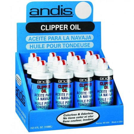 - ANDIS Clipper Trimmer Shaver Blade Lubricant Cleaner Oil 4 oz 12 x CL-12108