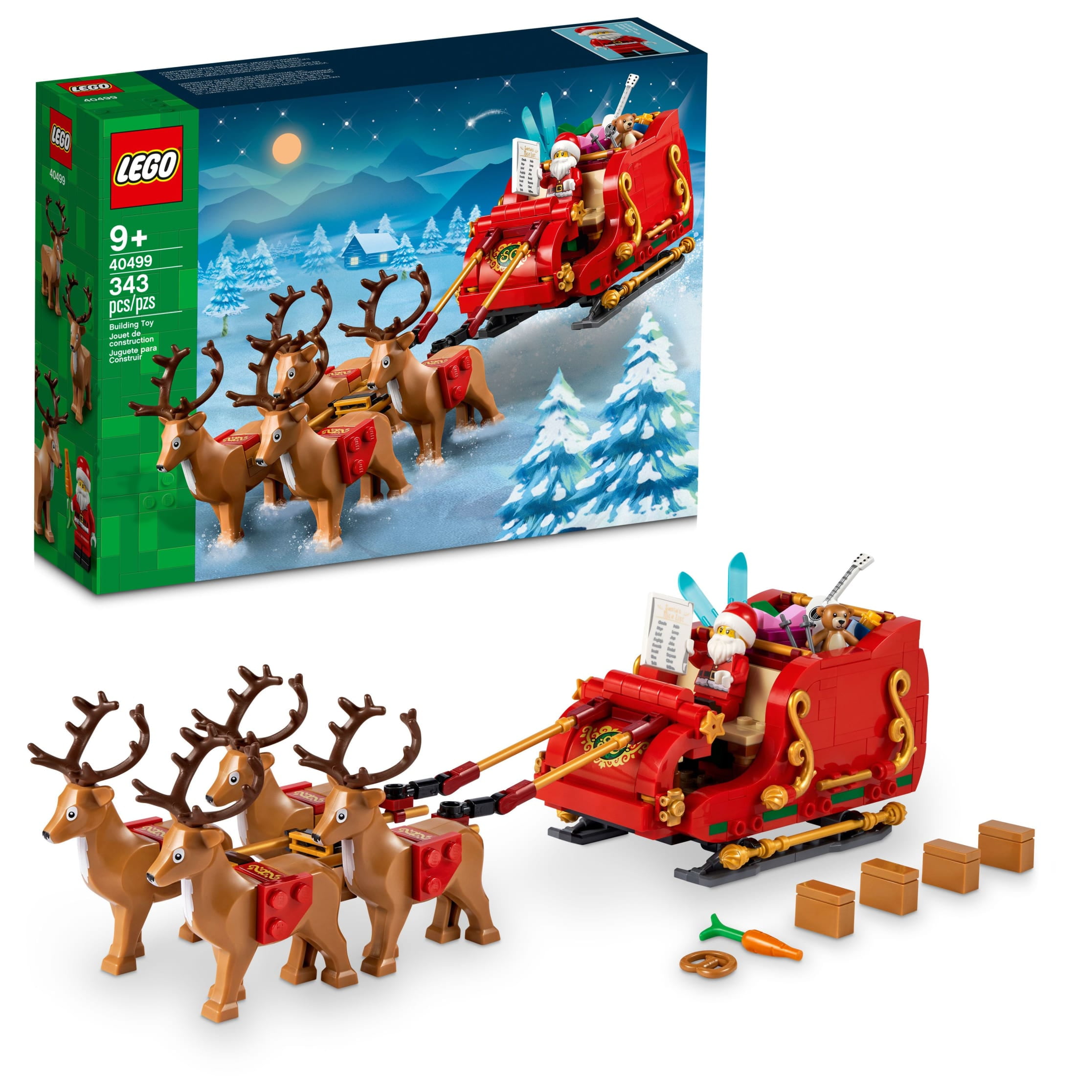LEGO, Christmas Tree Toy Building Set, 40573, 2-in-1 Holiday Decor