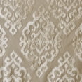 thumbnail image 6 of Total Blackout Curtain for Bedroom Living Room, Knitted Jacquard Damask Window Curtain Panel with Gunmetal Grommet, Fits Up to a 1.25'' Diameter Rod, 84.00''x50.00''x0.13'', Champagne, 6 of 9