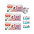 thumbnail image 1 of Fisher Price - 3 Pack Pañales Etapa 4 niña + 3 Pack toallitas húmedas, 1 of 4