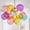 Multi-color, variant on Longree Cognac Glass Bubble Ball Chandelier, Blown Glass Pendant Light Fixture for Children's Rooms, Bedrooms, Living Rooms - 40x35 inch