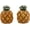Yellow Brown Pineapple, variant on Servette Home Yellow Salt and Pepper Shaker Set for the Kitchen Collector - Pineapple