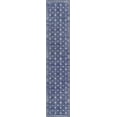 thumbnail image 3 of Unique Loom Timeless Collection Area Rug - Florence (2' 6" x 12' Runner Navy Blue/Ivory), 3 of 6