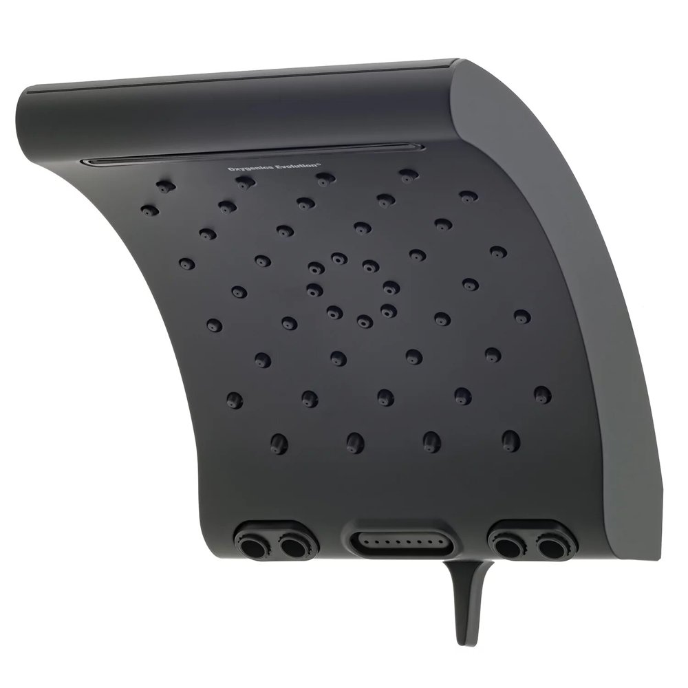 Oxygenics Evolution Rain Shower Head(Matte Black)
