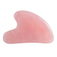 thumbnail image 1 of Rose Quartz Massager Heart Shape Professional Gua Sha Massage Tool Gua Sha Board, 1 of 10