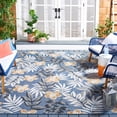 thumbnail image 2 of SAFAVIEH Cabana Blazhe Indoor/Outdoor Area Rug, Blue/Grey, 9' x 12', 2 of 16