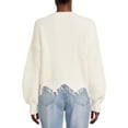 thumbnail image 3 of No Boundaries Juniors' Distressed Chenille Pullover Top, 3 of 5