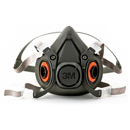 3M Half Mask Respirator,Bayonet,L 6300