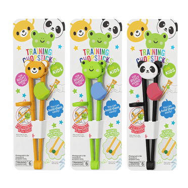 ACDANC 3Pcs Kids Chopsticks,Cute Training Chopsticks for Kids,Fun and Safe Chopsticks for Early Learning