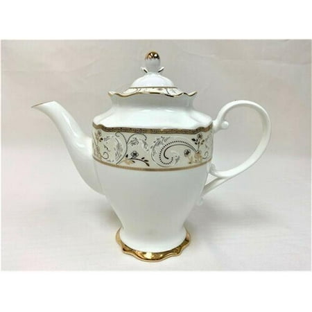 

Mr. MJs HO-TP-17D028 Gold Patterned Teapot