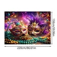 thumbnail image 2 of Garage Door Cover Garage Door Banner Covering Large Garage Door Mural Background Suitable For Outdoor Party Decorati Wolf Flag Hat Valentine Table Runners 90 Inches Long Bunting Banner Neutral Pennant, 2 of 2