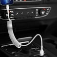 thumbnail image 1 of Câble Spirale USB A Micro-USB 3A Charge Rapide 1,5m Blanc-Pa, 1 of 5
