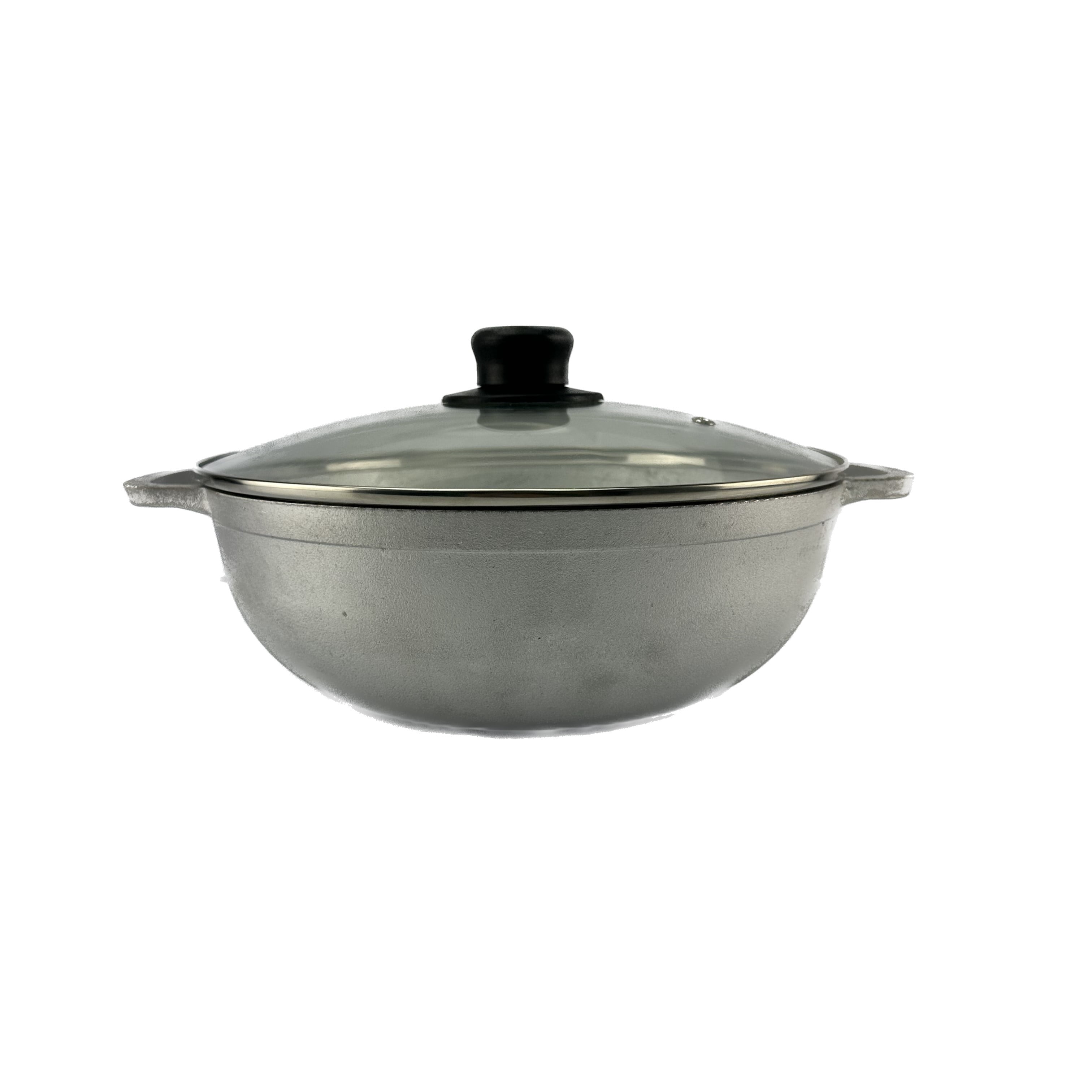Cocina Criolla 26cm Aluminum Caldero with Glass Lid