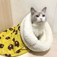 thumbnail image 4 of Texwix Flexcamo Cozy Pet Nest for Cats and Dogs, Semi Enclosed Warm Pet Sleeping Bag, Soft Cat Dog Sleeping Bag for Indoor Cats, Winter Nest for Small Pets, 4 of 7