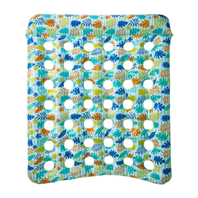 Flotador inflable para piscina, accesorios para adultos y mujeres, flotador inflable para playa, natación Hojas