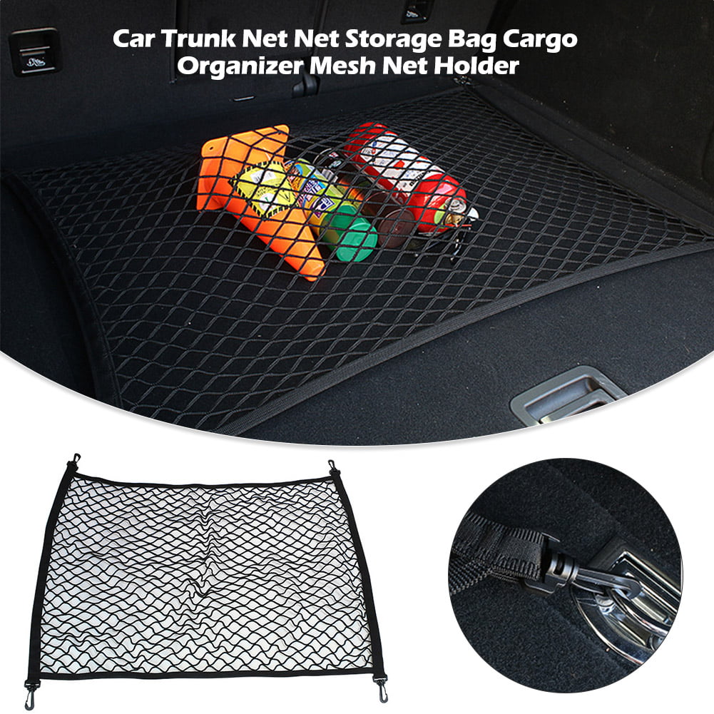 AndyGo 3 Layer Cargo Net Organizer Seat Back Net Bag Cargo Tissue Purse Holder Driver Storage Netting Pouch 