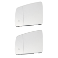 thumbnail image 1 of 2X Left Side Mirror Rearview Mirror Glass Heated Blind Spot Assist for G ML Class W164 2009-2019, 1 of 5