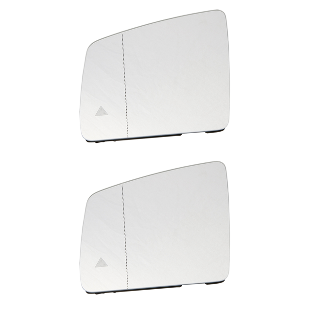 2X Left Side Mirror Rearview Mirror Glass Heated Blind Spot Assist for G ML Class W164 2009-2019