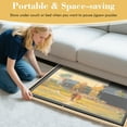 thumbnail image 6 of Tilting & Rotating Puzzle Board 1500 Pieces, Vertical & Horizontal Wooden Jigsaw Puzzle Table with Drawers & Protective Cover, 34"×25" Puzzle Board with Lazy Susan for Adults & Kids, Gift for Mum, 6 of 8