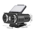 thumbnail image 4 of Lámpara De Cabeza Linterna frontal de inducción LED de 1200 mAh 700LM TYPE-C recargable impermeable negro Likrtyny Para estrenar, 4 of 5