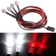 thumbnail image 4 of 2x RC car 4 LED faro parachoques lámpara Set repuesto para Axial SCX24 90081 Axi00002 camiones DIY, 4 of 9