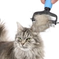 thumbnail image 3 of Upgraded Pet Dematting Comb for Dogs Cats Deshedding Undercoat Rake with Double Stainless Steel Teeth Dogs Cats Grooming Brush for Detangling Thinning Shedding, 3 of 3