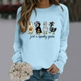 thumbnail image 5 of Halloween Sweatshirts for Women Lightweight Printing Oversized Sweaters Casual Loose Fit Long Sleeve Y2K Outfits Trendy Fall Winter Pullover Tops, 5 of 5