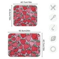 thumbnail image 4 of Yayeee Dish Drying Mat for Kitchen Counter 18"x24" Microfiber Absorbent Pad, Sweet Strawberry, 4 of 7