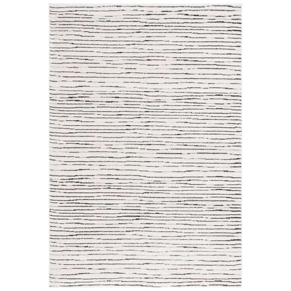 SAFAVIEH Melody Leo Modern Area Rug, Ivory/Black, 8' x 10'