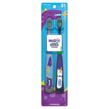 MYSTIC by Oral-B Kid's Toothbrush for Children and Toddlers 3  Soft Bristles - 2ct