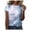 Blue, variant on Tshirts for Women Ladies Colorful Tie Dye Crew Neck Short Sleeve Summer Top Tees for Women Blue L