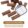 thumbnail image 4 of Juego de mesa Apudarmis Giant Tumble Tower 54 piezas Pine, 4 of 7
