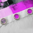thumbnail image 4 of Manfei Modern Abstract Ombre Blackout Curtains Set of 2 (52x84 Each), Purple Rectangle Square Window Curtains, Teens Kids Adult Curtains and Drapes, Curtains and Drapes Home Decor, 4 of 6