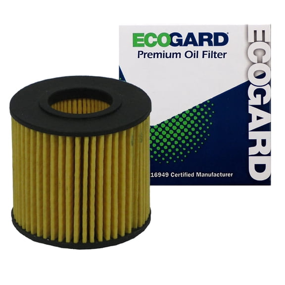 ECOGARD X6311 Premium Cartridge Engine Oil Filter for Conventional Oil Fits Toyota Corolla 1.8L 2009-2016, Prius 1.8L 2010-2017, Prius V 1.8L 2012-2017, C-HR 2.0L 2018-2020, Matrix 1.8L 2009-2014